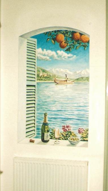 Kitchen mural, private commission